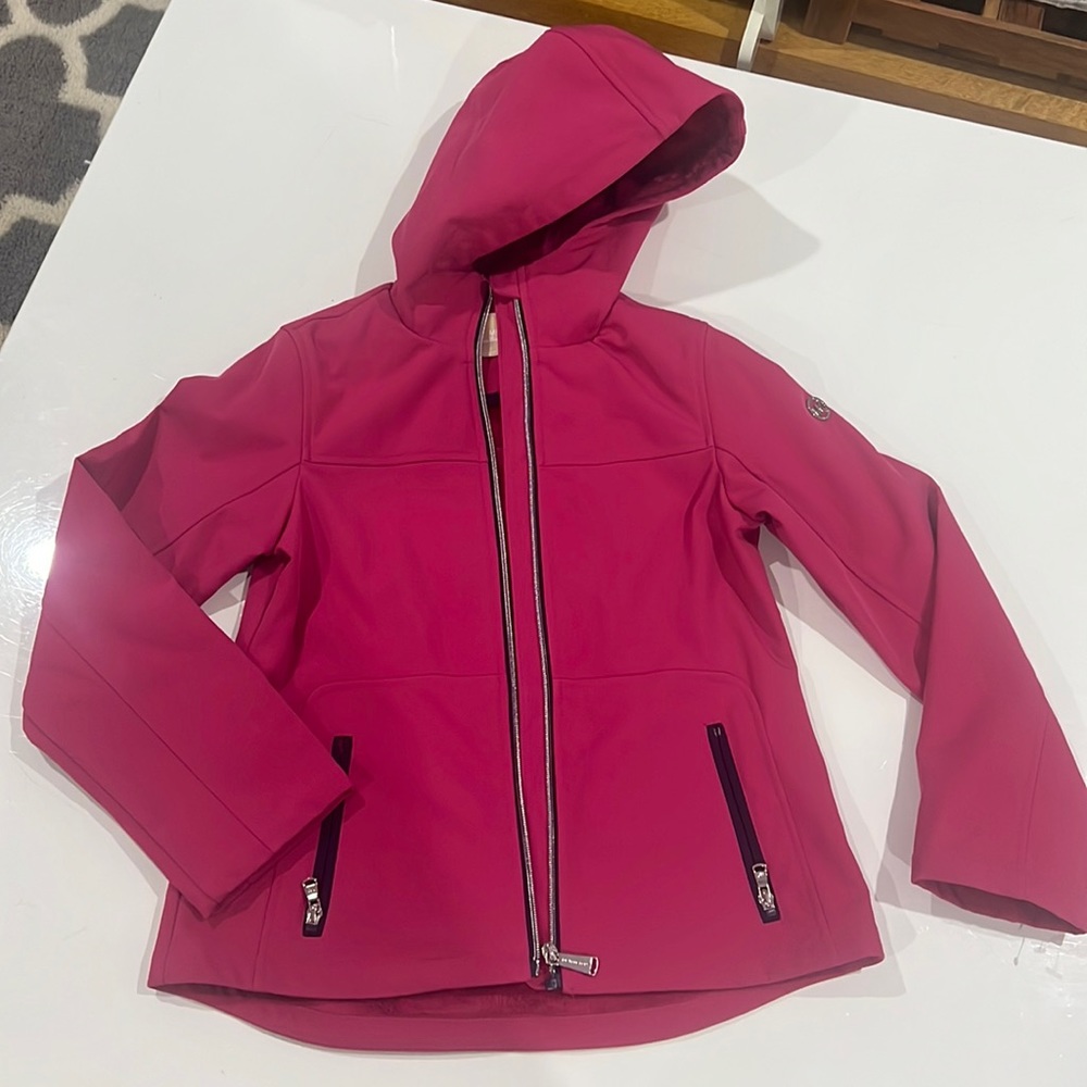 MICHAEL Michael Kors Girls' Hot Pink Hooded Jacket